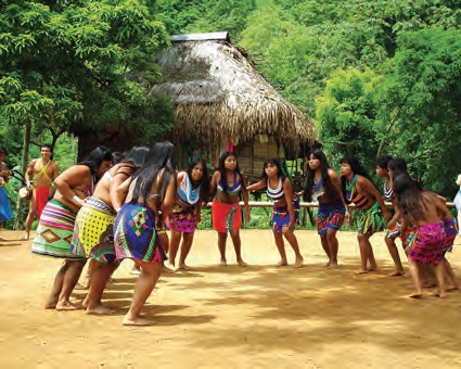 embera-indian-village